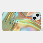 ホログラフィック エステティック iPhoneケース (裏面横)