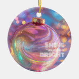 ホログラフィック クリスマス オーナメント