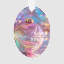 ホログラフィック クリスマス オーナメント