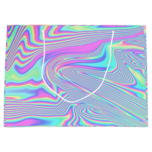 ホログラフィック ラージペーパーバッグ (正面)