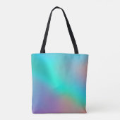 ホログラフィック・ワンダーランド | モノグラムと名前 ブラック トートバッグ (裏面)