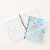ホログラフィック, holographic | モダン Glam Business Notebook ノートブック (内部)