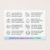 ホログラフィックBBグローフェイシャル気にアフターカード (裏面)