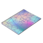 ホログラフィックcdカラー ノートブック (左側)