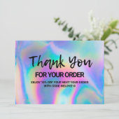 ホログラフィックSMBメディアインサート サンキューカード (スタンド正面)