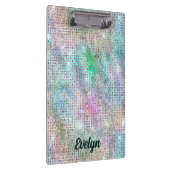 ホログラフィパーソナライズされたックグリッター クリップボード (右)