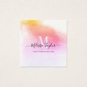 ホログラフィピンクと金ゴールドフォトカード (正面)