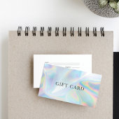 ホログラフィフェイクックのギフト証書 名刺