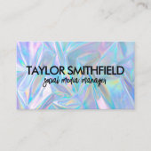 ホログラフィフェイクックカスタム名刺 名刺 (正面)