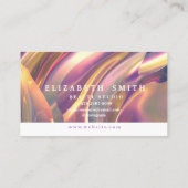 ホログラフィフェイクックカメレオンネオン名刺 名刺 (裏面)