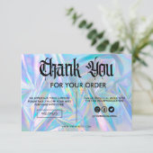 ホログラフィフェイクックカラーありがとうメディア挿入 (スタンド正面)