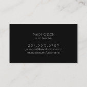 ホログラフィフェイクックスクリプトギター先生 名刺 (裏面)