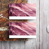 ホログラフィフェイクックピンクネオン名刺 名刺