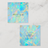 ホログラフィフェイクック光学宝石 スクエア名刺 (正面/裏面)