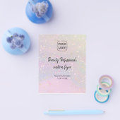 ホログラフィフェイクック効果のロフェイクゴグリッター チラシ (シングル)