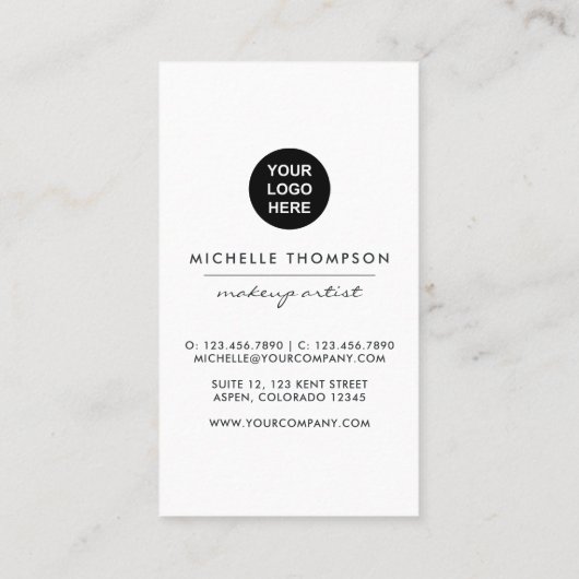 ホログラフィフェイクック名刺 名刺 (裏面)