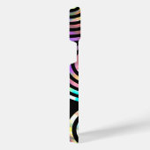 ホログラフィフェイクック抽象芸術サークルiPhone 14プラス iPhoneケース (右側面)