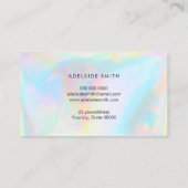 ホログラフィフェイクック組織 名刺 (裏面)