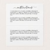 ホログラフィフェイクック虹彩色オパール結晶クリエイティブ 名刺 (内部フラット)