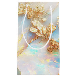 ホログラフィフェイクック虹彩色オパール結晶ファンタジー スモールペーパーバッグ