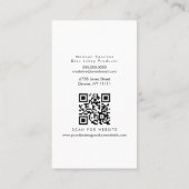 ホログラフィフェイクック音楽プロデューサー金ゴールドリングや輪 名刺 (裏面)