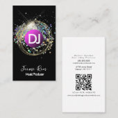 ホログラフィフェイクック音楽プロデューサー金ゴールドリングや輪 名刺 (正面/裏面)