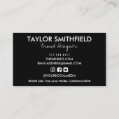 ホログラフィフェイクックHello名刺 名刺 (裏面)