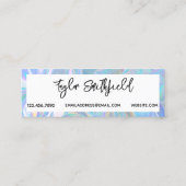 ホログラフィフェイクックSNS名刺 スキニー名刺 (裏面)