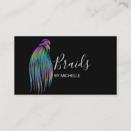 ホログラフィモダンックのヘアブレイダー、編み物、編み物 名刺