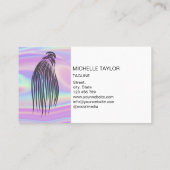 ホログラフィモダンックのヘアブレイダー、編み物、編み物 名刺 (裏面)