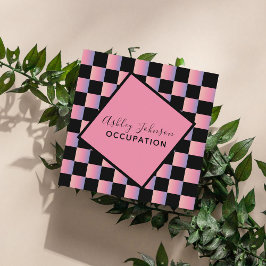 ホログラフィモダンックのメイクアップソーシャルメディアQRコードの追加 スクエア名刺