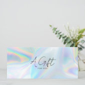 ホログラフィモダンックエレガントギフト証書 (スタンド正面)