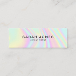 ホログラフィモダンックエレガント名刺 コーリングカード