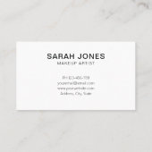 ホログラフィモダンックエレガント名刺 名刺 (裏面)