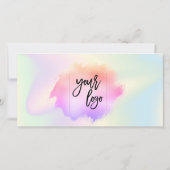 ホログラフィモダンックギフトカード証明書の追加ロゴ (裏面)