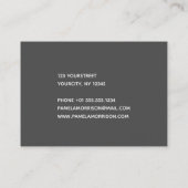 ホログラフィモダンックサークルモノグラム – 名刺 (裏面)