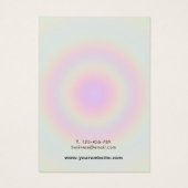 ホログラフィモダンックジュエリーイヤリングディスプレイカード (裏面)