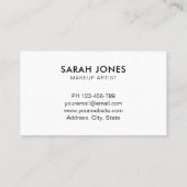 ホログラフィモダンックトレンディー名刺 名刺 (裏面)