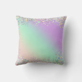 ホログラフィモダンックパステルグリッター クッション (裏面)