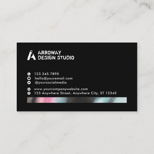 ホログラフィモダンックプロフェッショナル設計者 名刺 (裏面)