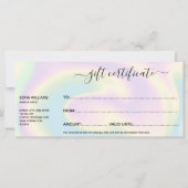 ホログラフィモダンック休日トレンディーガーリー (裏面)