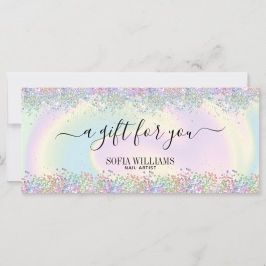 ホログラフィモダンック休日トレンディーガーリー (正面)