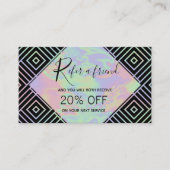 ホログラフィモダンック対称パターン参照カード 紹介カード (正面)