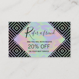 ホログラフィモダンック対称パターン参照カード 紹介カード