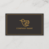 ホログラフィモダンック抽象芸術スカイパステルレインボーバス 名刺 (正面)