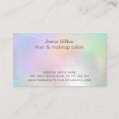 ホログラフィモダンック抽象芸術署名 名刺 (裏面)