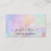 ホログラフィモダンック抽象芸術署名 名刺 (正面)