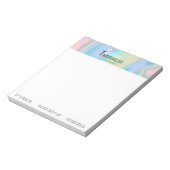 ホログラフィモダンック液大理石 ノートパッド (回転)