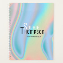 ホログラフィモダンック液大理石 プランナー手帳