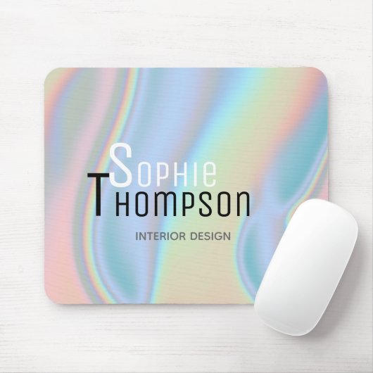 ホログラフィモダンック液大理石 マウスパッド (マウス)